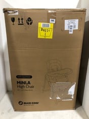 MAXI-COSI MINLA HIGHCHAIR ESSENTIAL GREY RRP- £189.95