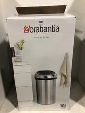 BRABANTIA TOUCH BIN 60 LITRE BRILLIANT STEEL RRP- £129.99