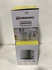 DAEWOO HONEYCOMB COLLECTION 1.7L JUG KETTLE 3KW FAST BOIL TO INCLUDE HONEYCOMB COLLECTION 2 SLICE TOASTER