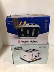 RUSSELL HOBBS 4-SLICE TOASTER TO INCLUDE MORPHY RICHARDS 4-SLICE TOASTER