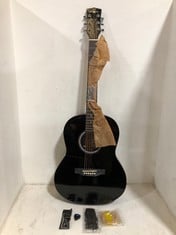 MARTIN SMITH W-100 FULL-SIZE ACOUSTIC GUITAR IN BLACK - MODEL NO. W-100-BK-PK