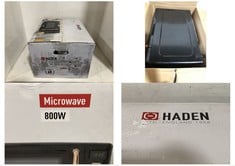 HADEN 800W MICROWAVE IN BLACK