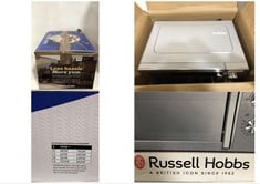 RUSSELL HOBBS 20 LITRE MANUAL MICROWAVE - MODEL NO. RHMM827SS