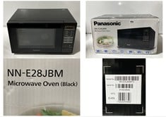 PANASONIC 20L 800W MICROWAVE OVEN BLACK MODEL NO-NN-E28JBM