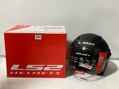 LS2 HELMETS OF616 AIRFLOW II SOLID MATT BLACK SIZE SM