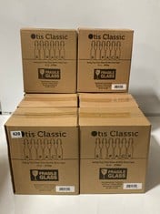 8 X BOXES OF OTIS CLASSIC 6-PACK SWING TOP CLEAR GLASS BOTTLE - EASY CAPS 16oz PER BOX