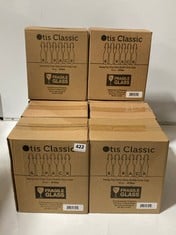 8 X BOXES OF OTIS CLASSIC 6-PACK SWING TOP CLEAR GLASS BOTTLE - EASY CAPS 16oz PER BOX