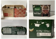 50 X KNORR INTENSE RICH BEEF STOCK POTS 8X28G BBE-05/25