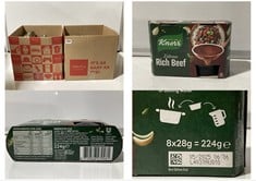 50 X KNORR INTENSE RICH BEEF STOCK POTS 8X28G BBE-05/25