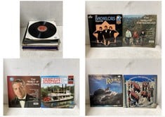 QTY OF ASSORTED VINTAGE VINYLS TO INCLUDE THE WORLD OF THE BACHELORS