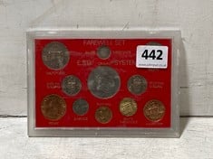 CASE OF VINTAGE COLLECTORS COINS FAREWELL SET