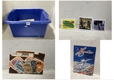 BOX OF ASSORTED COLLECTORS STAMPS