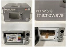 SWAN RETRO 800W 20L MICROWAVE OVEN