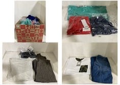 BOX OF APPROX 20 X ASSORTED ADULT CLOTHING TO INCLUDE ONLY LIVE LOVE TRENDY SHORT SLEEVE O-NECK TOP ARCADIA SIZE XL