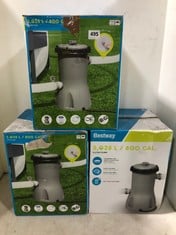 3 X ASSORTED ITEMS TO INCLUDE BESTWAY 3,028L / 800 GAL FILTER PUMP