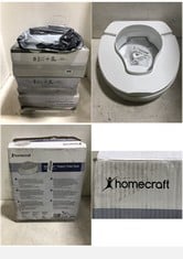 4 X ASSORTED TOILET SEATS TO INCLUDE SAVANNAH RAISED TOILET SEAT IN WHITE