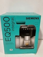 SIEMENS EQ500 INTEGRATED FULLY AUTOMATIC ESPRESSO MACHINE RRP- £479