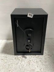 BASICS BIOMETRIC FINGERPRINT SAFE BLACK