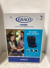 GRACO EVERSURE I-SIZE HIGH BACK BOOSTER CAR SEAT