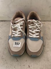 LA REDOUTE HOFF BARCELONA TRAINERS MULTI-COLOURED SUEDE SIZE 6 RRP- £110