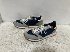 THE HOFF DELOS CITY TRAINERS GREY SUEDE/NAVY SIZE 12