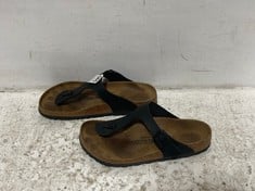 BIRKENSTOCK GIZEH BS SANDALS BLACK SIZE 40