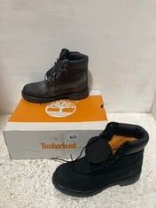 TIMBERLAND PREMIUM 6IN WATERPROOF BOOT BLACK NUBUCK SIZE 8 RRP- £179.99