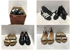 BOX OF ASSORTED ADULT FOOTWEAR TO INCLUDE LA REDOUTE SHORT BOOTS BLACK SIZE 41