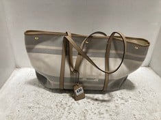 RALPH LAUREN EMERIE LARGE TOTE BAG COTTON BEIGE RRP- £254