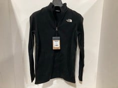 THE NORTH FACE TEEN GLACIER 1/4 ZIP BLACK SIZE XL (14-16)