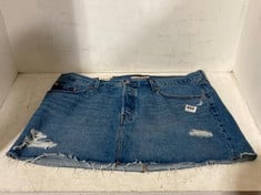 LEVI STRAUSS & CO ICON SKIRT BLUE DENIM SIZE 16W