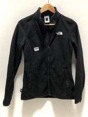 THE NORTH FACE ZIPPED FLEECE JACKET BLACK SIZE M