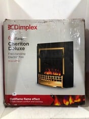 DIMPLEX CHERITON DELUXE FREESTANDING ELECTRIC FIRE - RRP £250