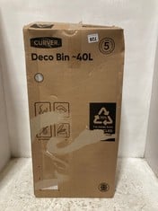 TOWER 50 LITRE SENSOR BIN TO INCLUDE CURVER DECO BIN - 40 LITRE