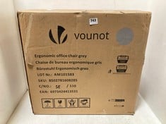 VOUNOT ERGONOMIC OFFICE CHAIR GREY