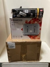 3 X ASSORTED KITCHEN ITEMS TO INCLUDE KENWOOD DAWN COLLECTION 4-SLICE TOASTER