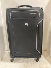 AMERICAN TOURISTER TRAVEL CASE BLACK FABRIC LARGE SPINNER