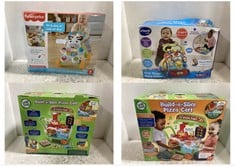 3 X ASSORTED BABY/TODDLER TOYS TO INCLUDE VTECH BABY FIRST STEPS BABY WALKER