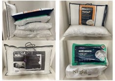 APPROX 5 X ASSORTED BEDDING TO INCLUDE SILENTNIGHT IMPRESS FIRM PILLOW