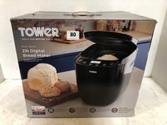 TOWER FAST BAKE 2LB DIGITAL BREAD MAKER