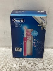 ORAL-B PRO 1 680 RECHARGEABLE TOOTHBRUSH + EXCLUSIVE TRAVEL CASE