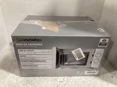 DAEWOO 800W 20L MICROWAVE WHITE