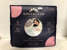 DREAMLAND DOUBLE SLEEP TIGHT DELUXE FLEECY MATTRESS WARMER