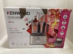 KENWOOD MULTIPRO COMPACT+ FOOD PROCESSOR 5-IN-1 WITH DIGITAL WEIGHING RRP- £125.99