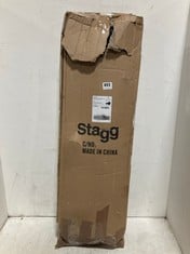 STAGG GOS-1538 ADJUSTABLE GONG STAND BLACK