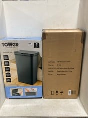 TOWER 50 LITRE SENSOR BIN TO INCLUDE MORPHY RICHARDS CHROMA 50 LITRE SENSOR BIN