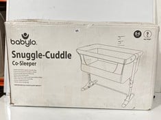 BABYLO SNUGGLE-CUDDLE CO-SLEEPER GREY/ANODIZED RRP- £122