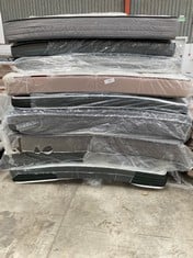 9 X MATTRESSES VARIOUS MAKES AND MODELS INCLUDING BOXER TITANIUM UNSPECIFIED SIZES (MAY BE BROKEN OR DIRTY).