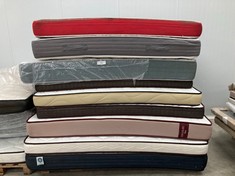 9 X MATTRESSES VARIOUS MAKES AND MODELS INCLUDING CECOTEC UNSPECIFIED SIZES (MAY BE DIRTY OR BROKEN).