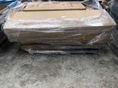 PALLET OF ASSORTED FURNITURE INCLUDING TABLE FORES (MAY BE BROKEN OR INCOMPLETE).